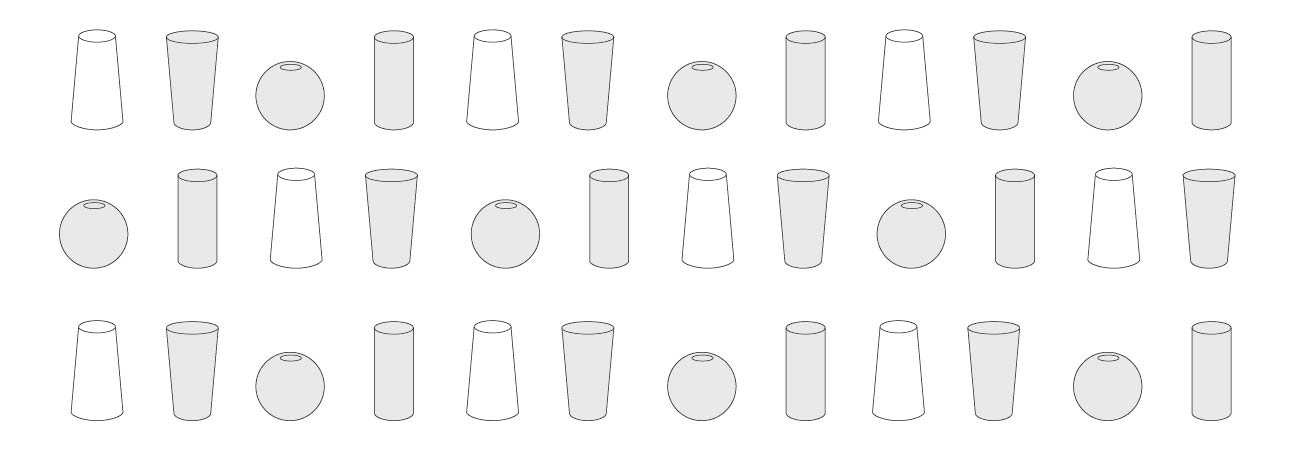 テーパード(口細)