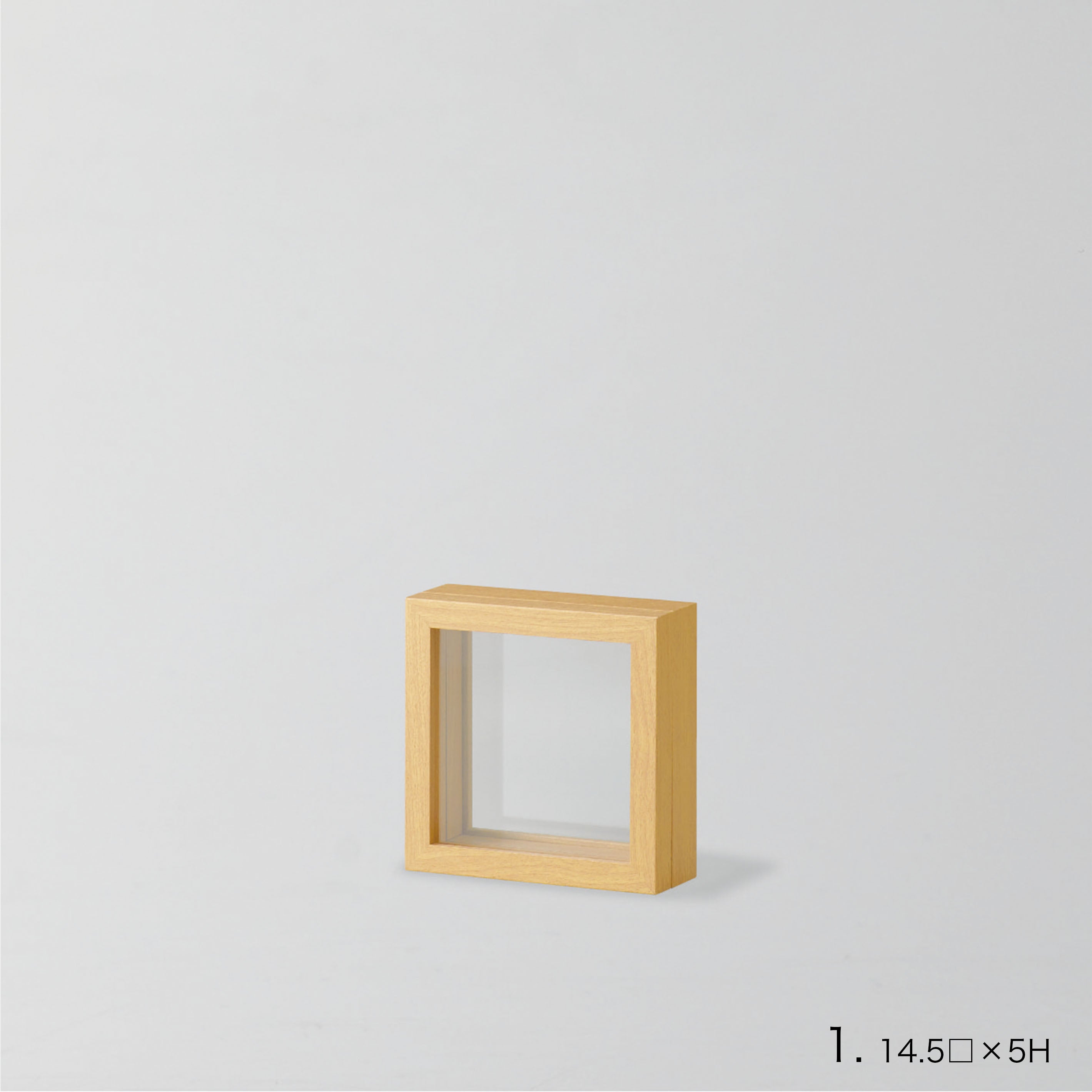 インテリアに最適!標本フレームみたいな【herbier (厚み5cm・NATURAL) - エルビエ】