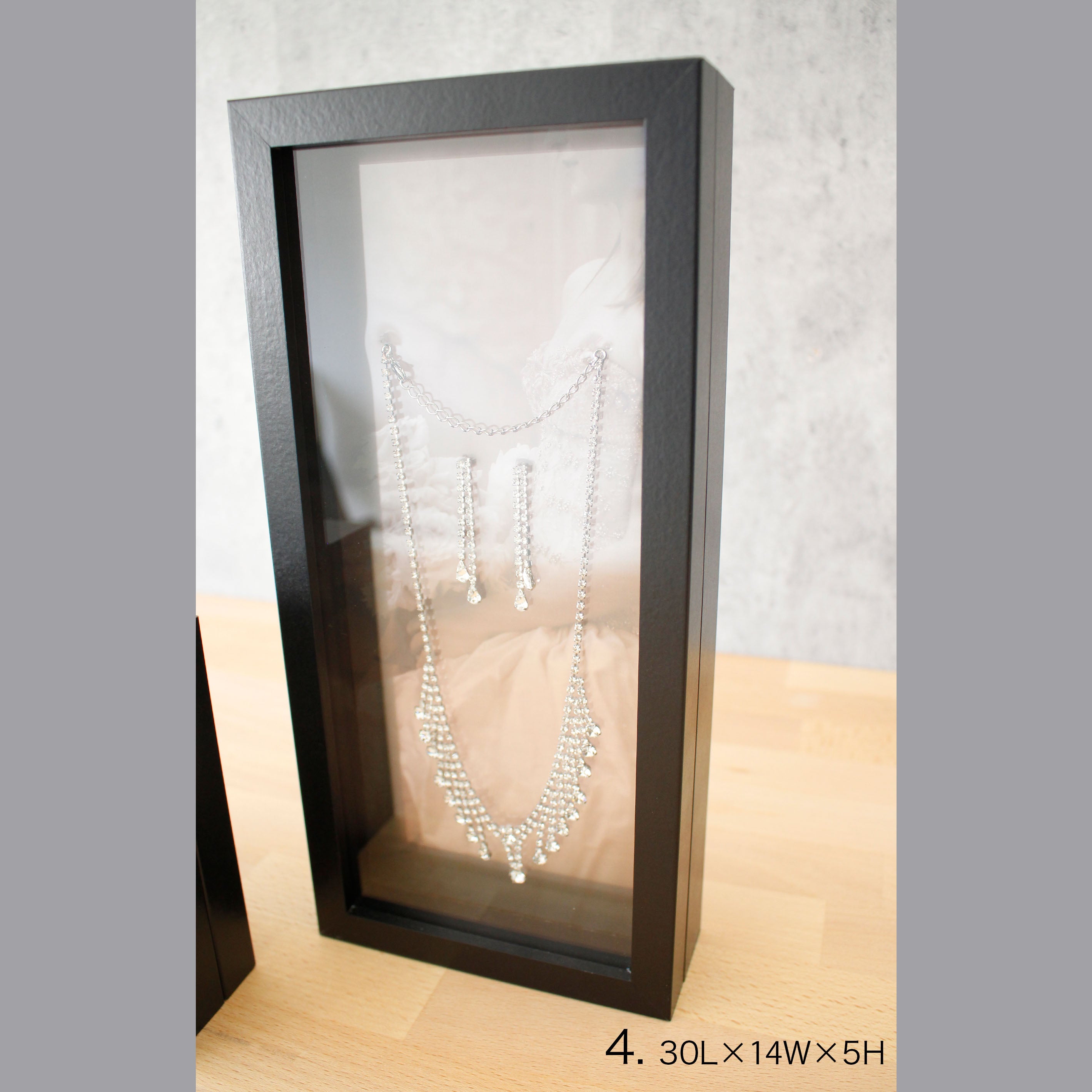 インテリアに最適!標本フレームみたいな【herbier (厚み5cm・BLACK) - エルビエ】