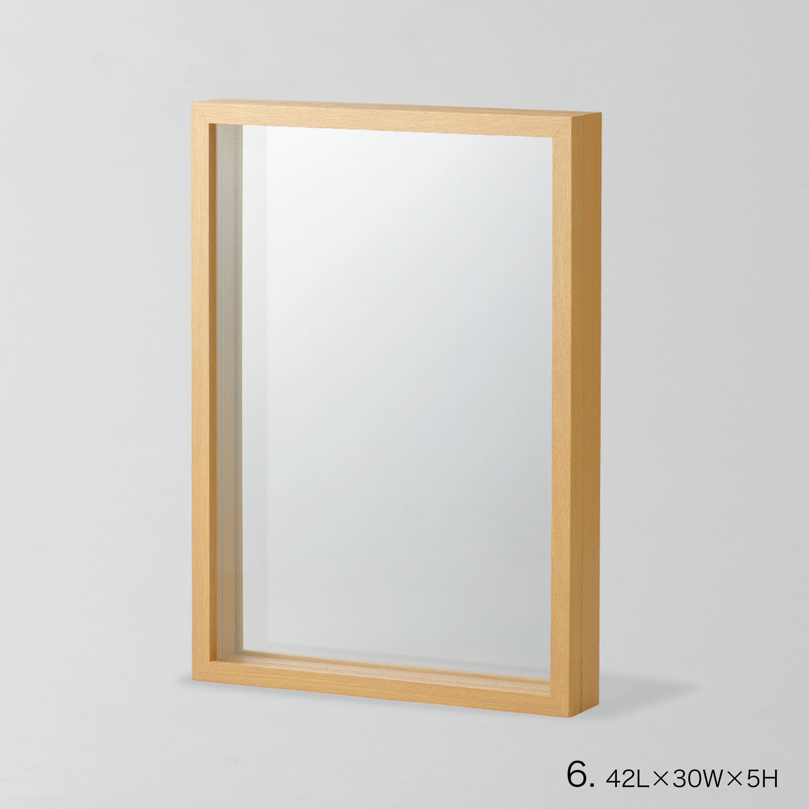 インテリアに最適!標本フレームみたいな【herbier (厚み5cm・NATURAL) - エルビエ】