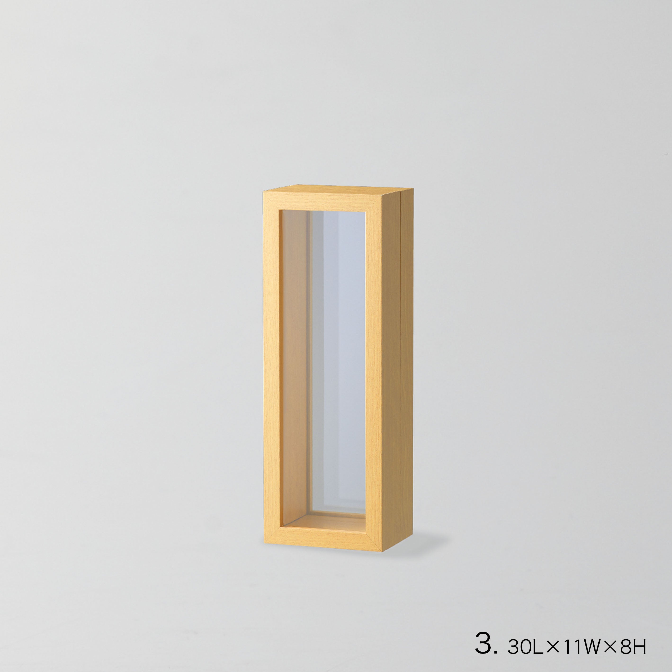 インテリアに最適!標本フレームみたいな【herbier(厚み8cm・NATURAL) - エルビエ】