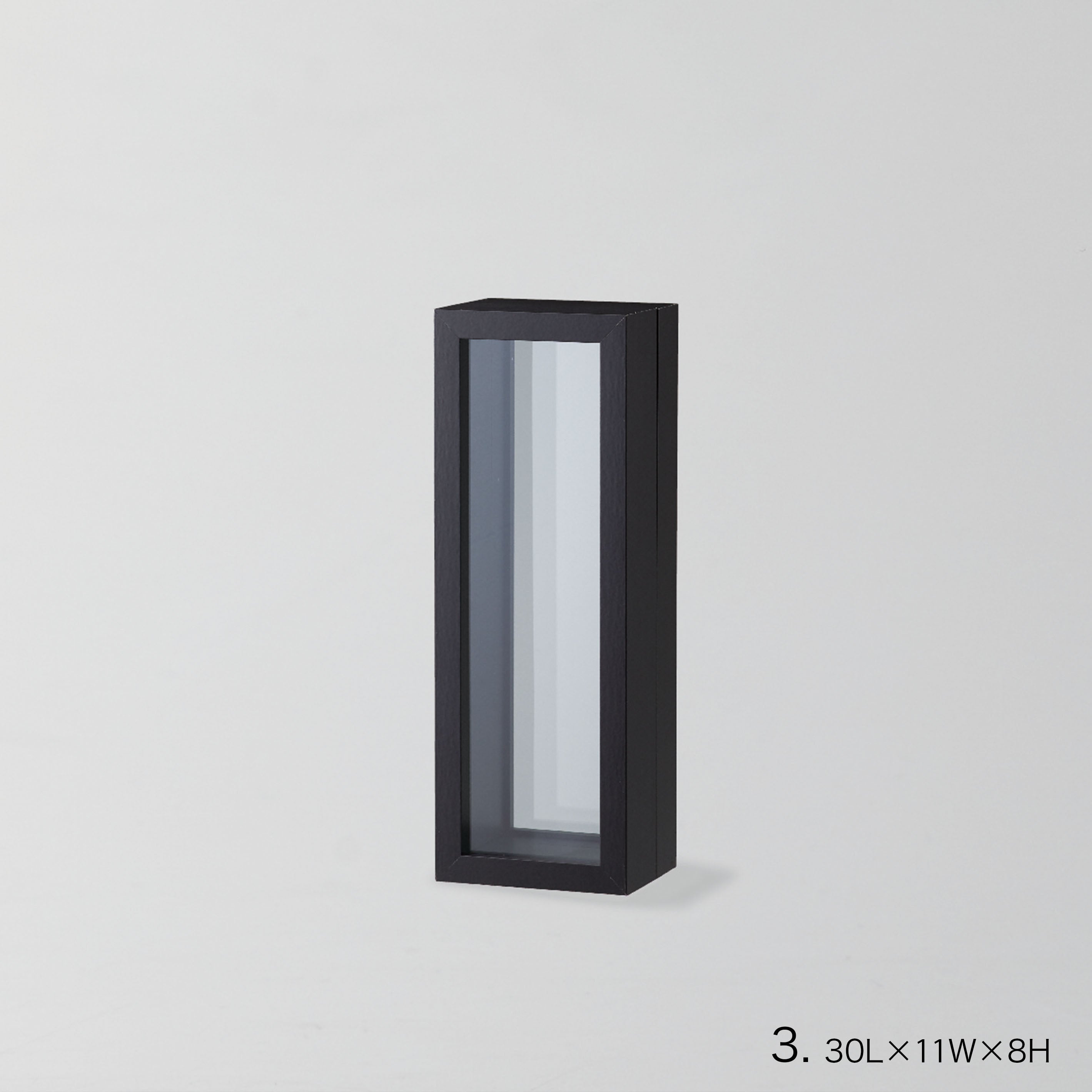 インテリアに最適!標本フレームみたいな【herbier(厚み8cm・BLACK) - エルビエ】