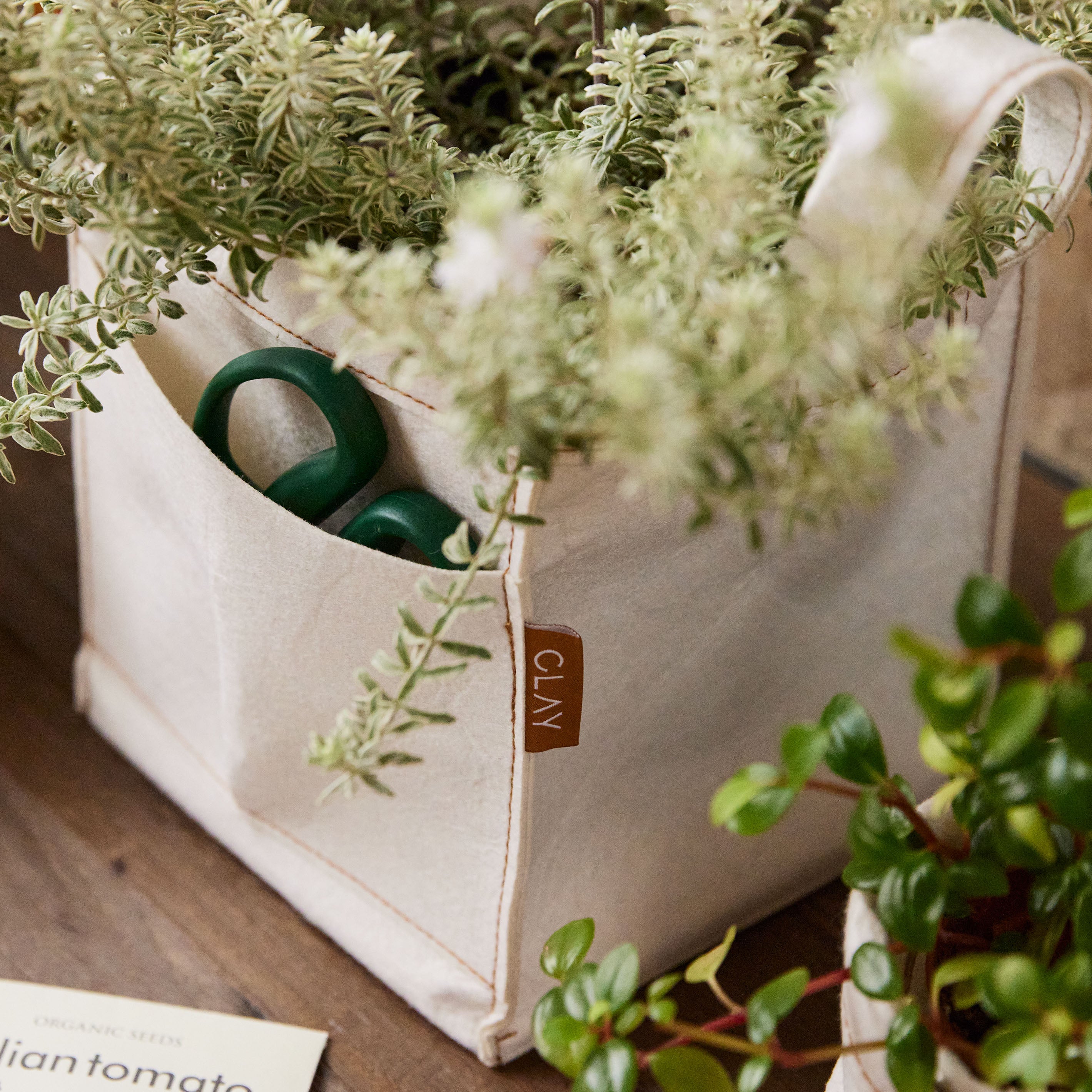 土に還るサステナブルな植木鉢 【Re:pot - リポット】ECRU(エクリュー)