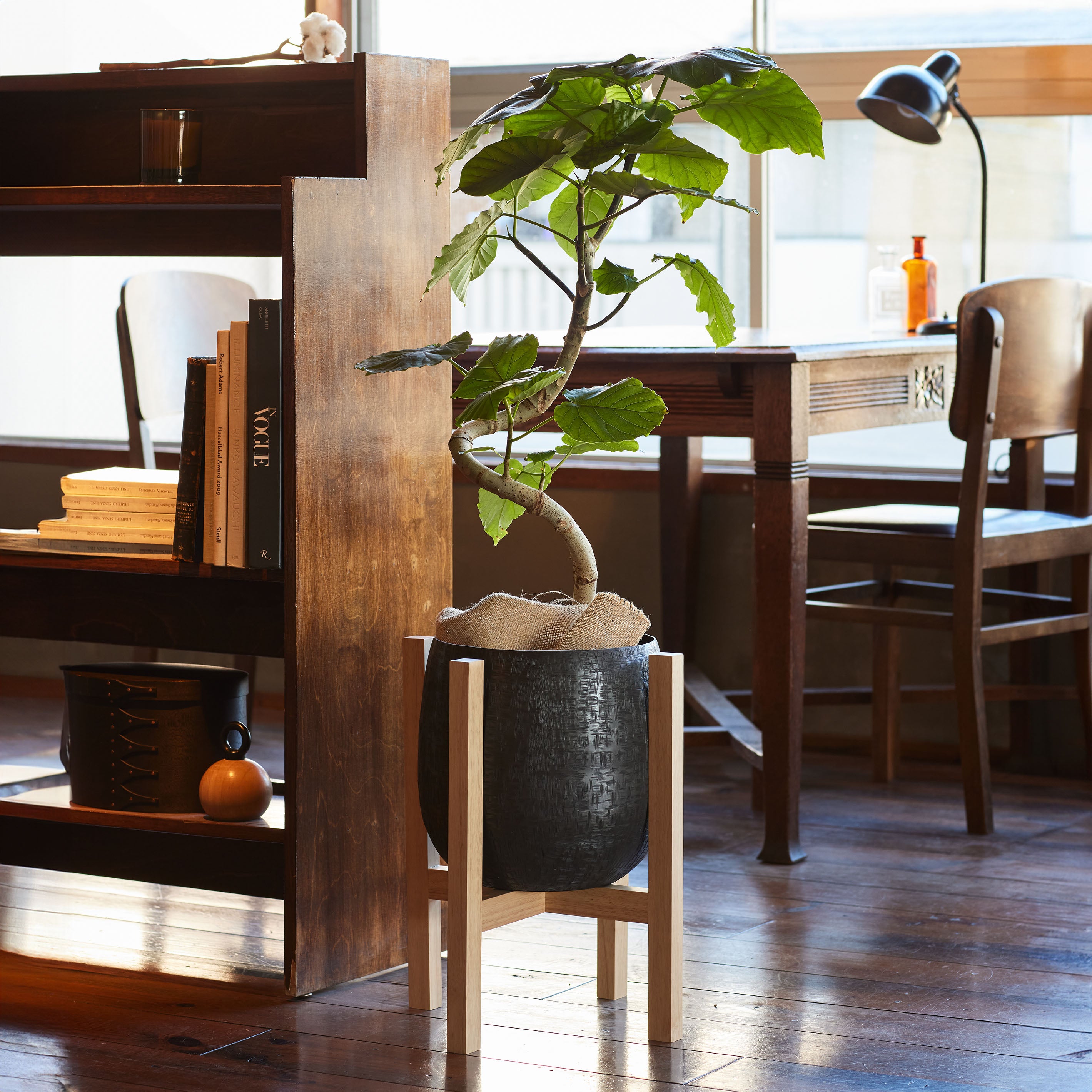 観葉植物におすすめ!軽くてスタイリッシュなアルミニウム製の鉢カバー【Aluminum Pot - アルミニウム ポット】