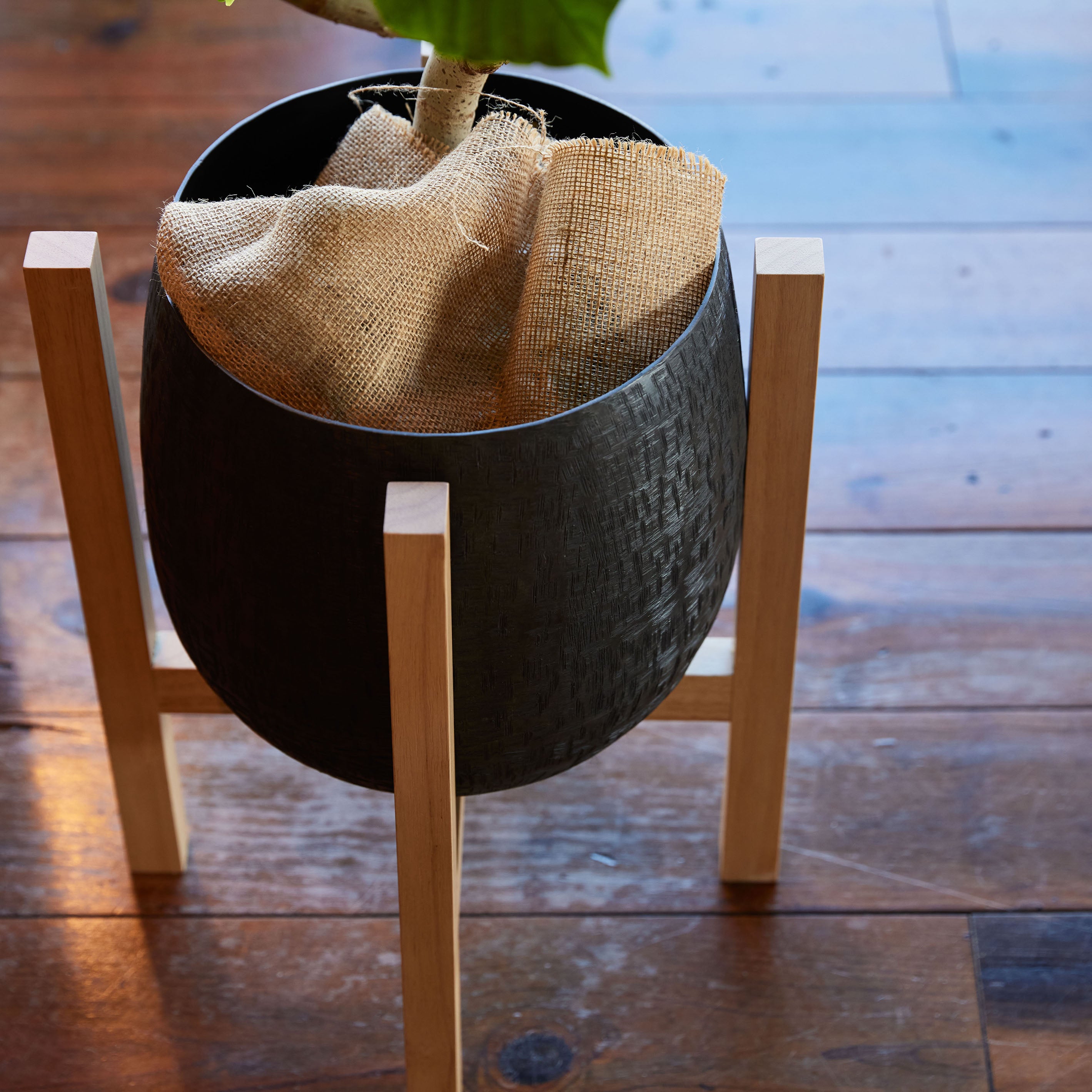 観葉植物におすすめ!軽くてスタイリッシュなアルミニウム製の鉢カバー【Aluminum Pot - アルミニウム ポット】