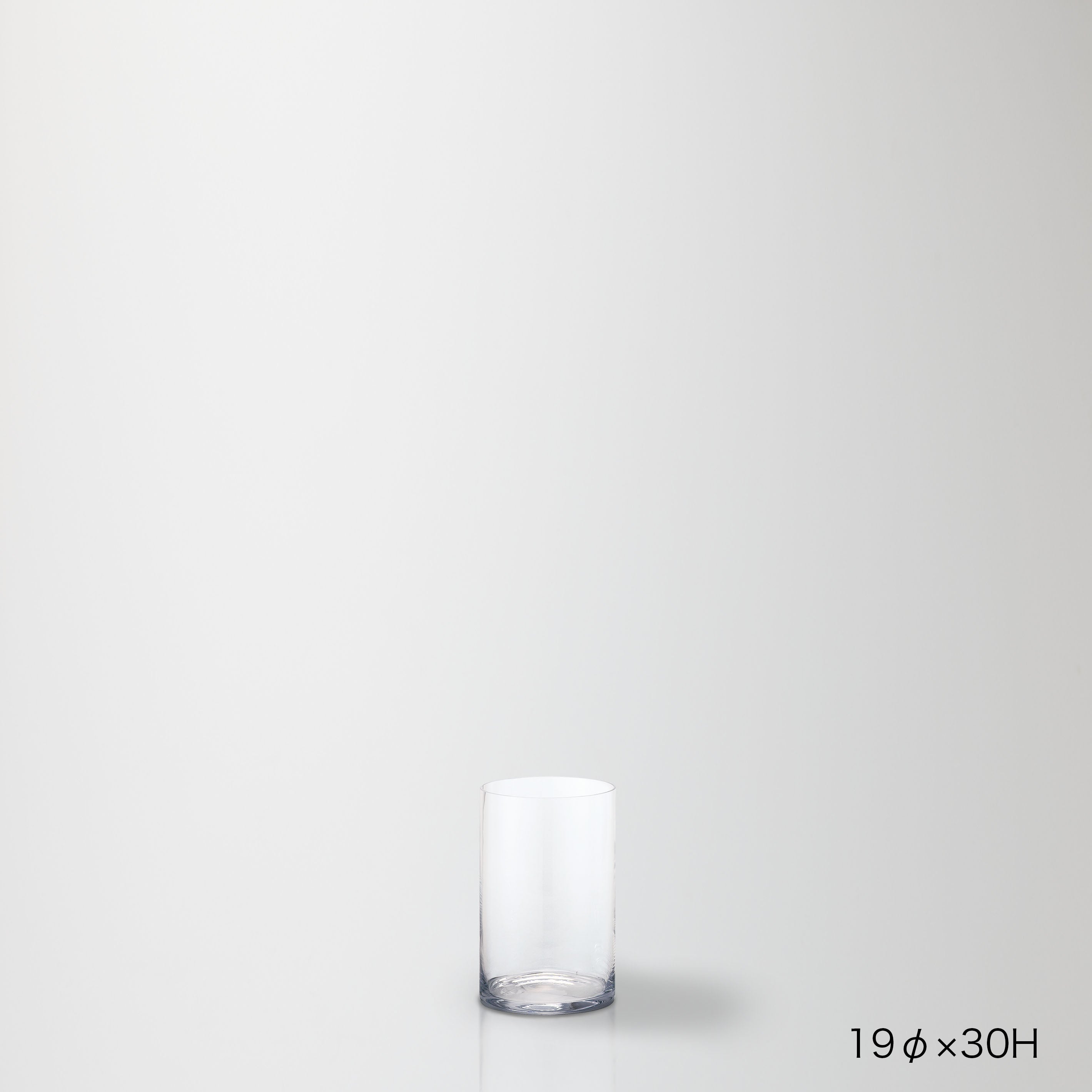★ヨーロッパ製★インテリアの定番、シンプルなシリンダーガラス【GLASS straight-R - グラス ストレート アール】