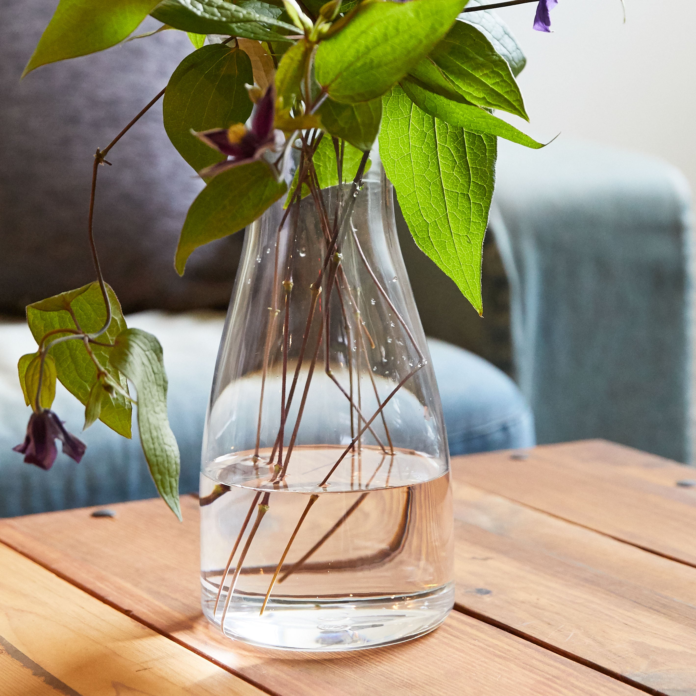 カジュアルに使いやすい、カラフェ(水差し)型の花瓶【PC carafe - ピーシー カラフェ】