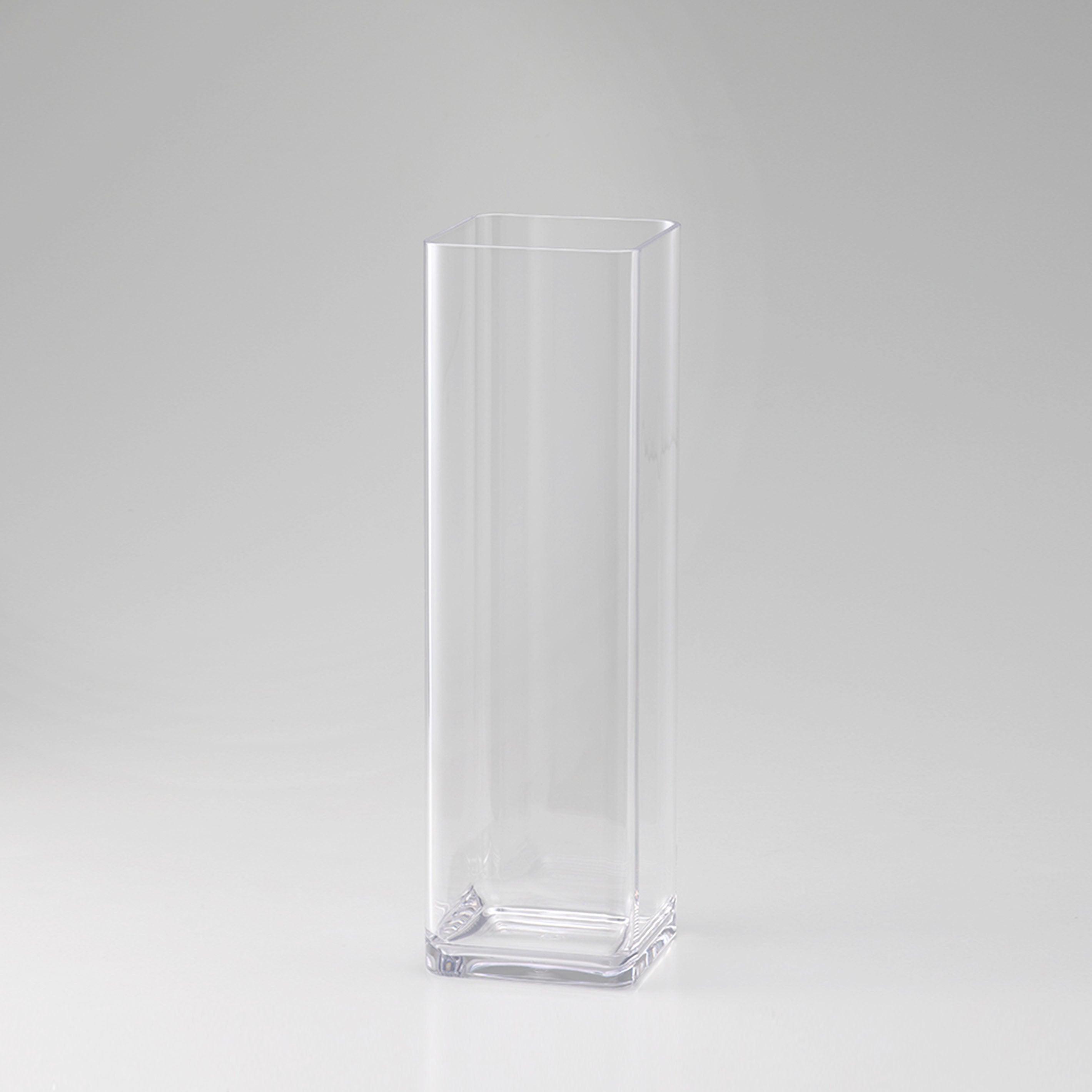 スタイリッシュなスクエアタイプのシリンダー【PC quadrangular - ピーシー クアドラングラー】割れにくいポリカーボネート製