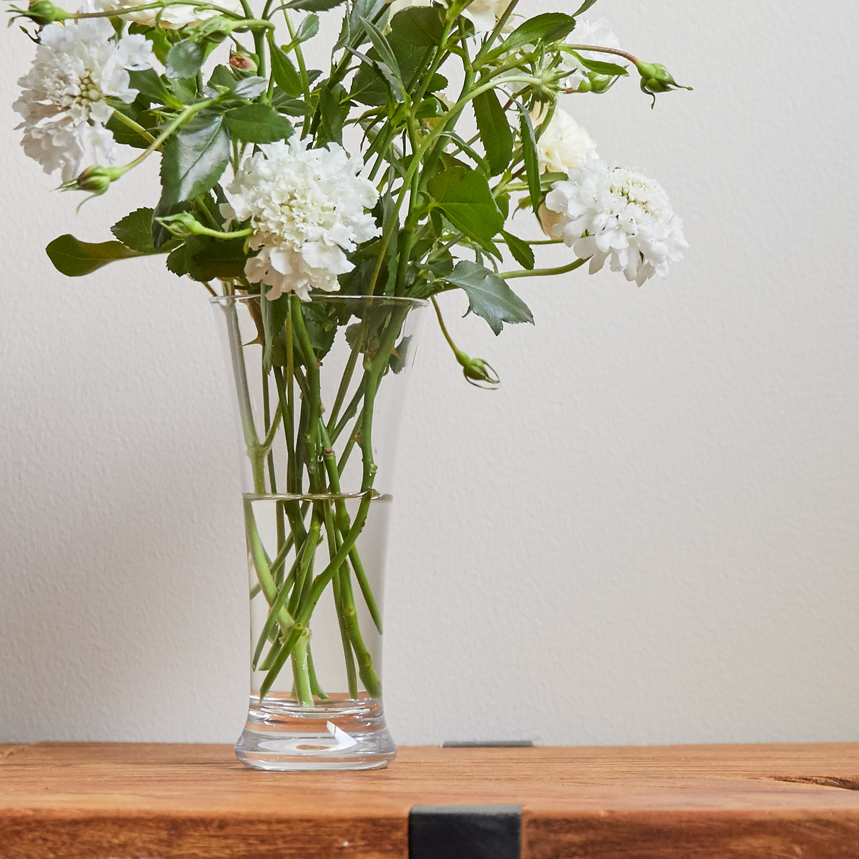 花がいけやすいスリムなテーパー型【PC slender Ⅱ - ピーシー スレンダー】割れにくいポリカーボネート製