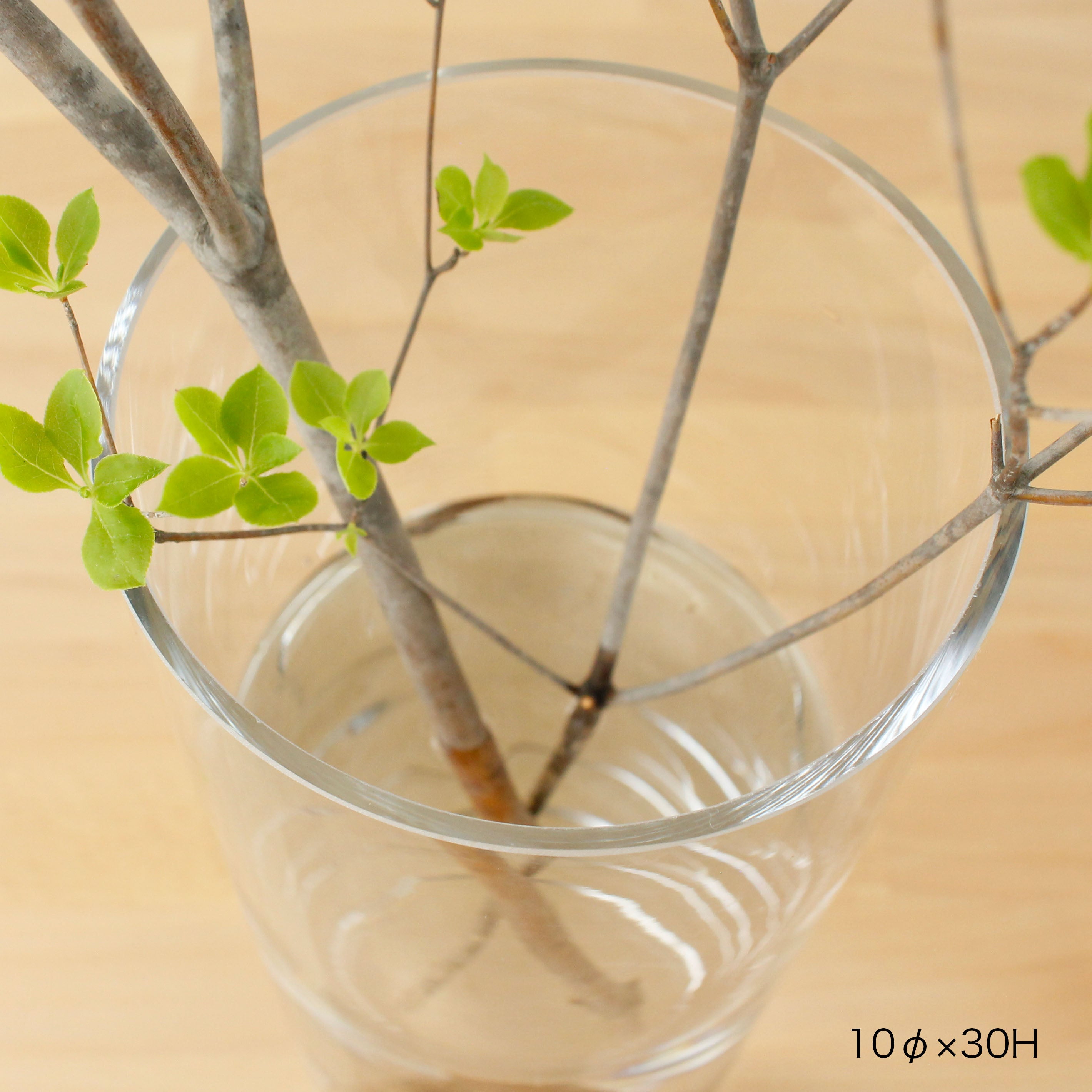 定番のシリンダーの花瓶【PC straight-R φ10 - ピーシー ストレート アール】割れにくいポリカーボネート製