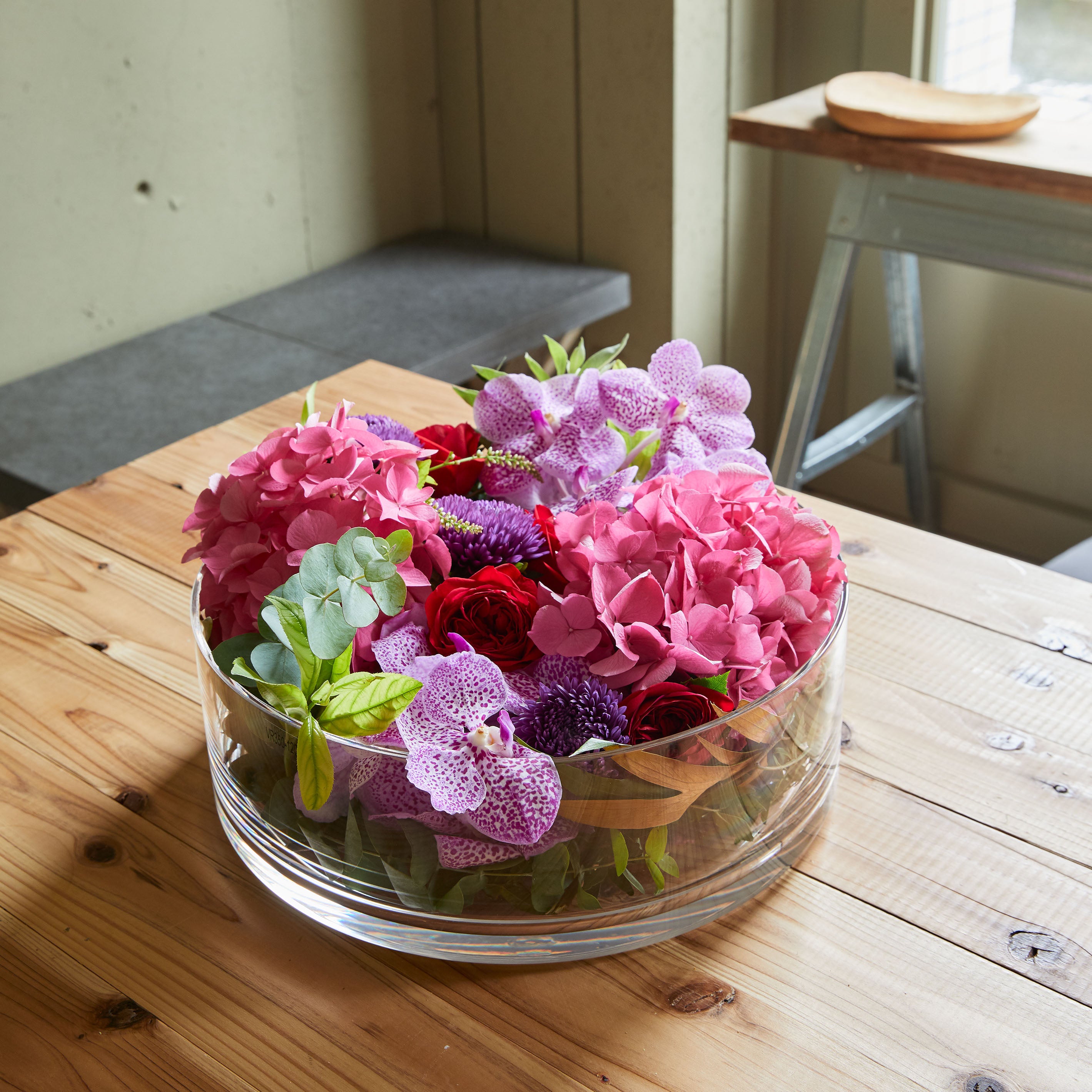 定番のシリンダーの花瓶【PC straight-R φ35 - ピーシー ストレート アール】割れにくいポリカーボネート製