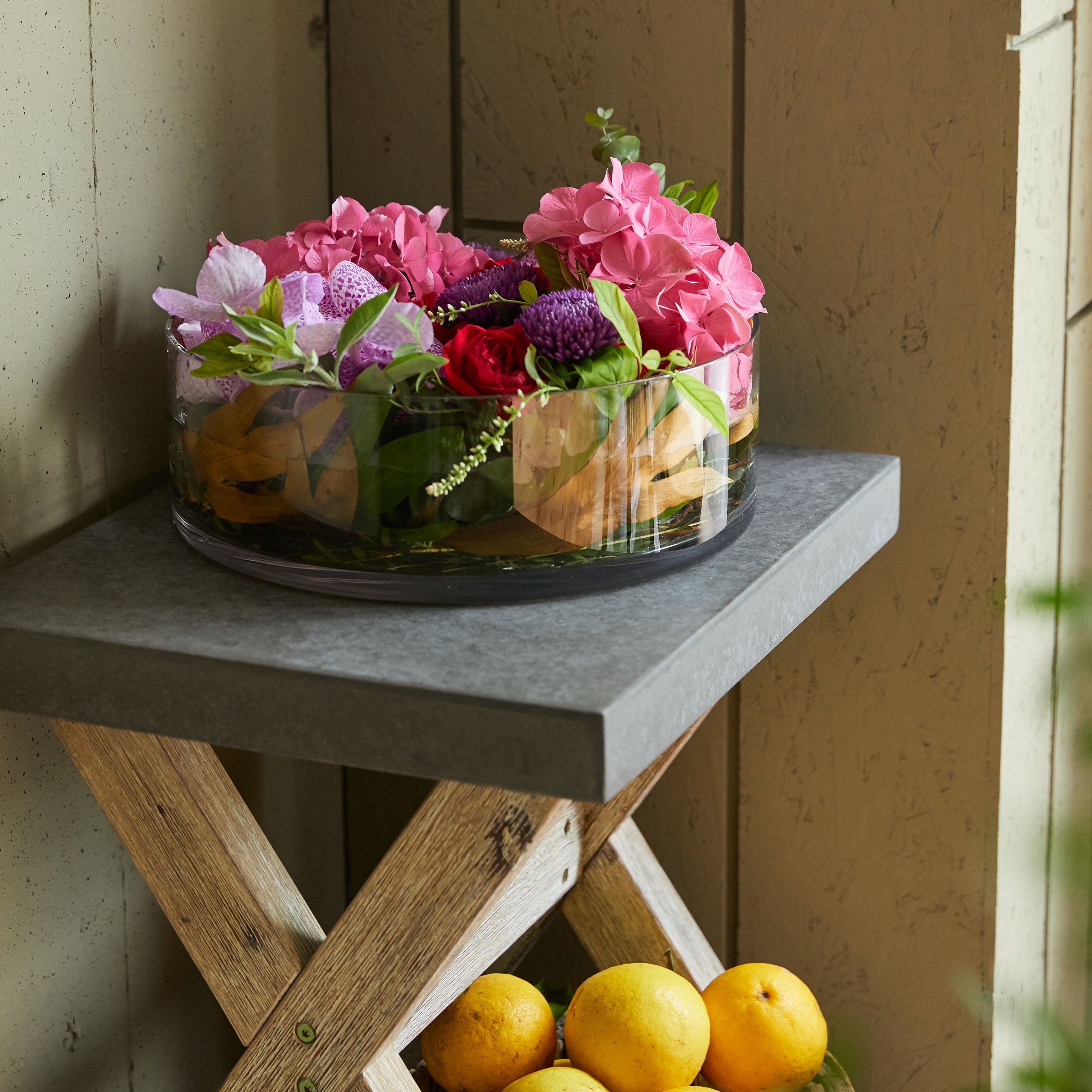 定番のシリンダーの花瓶【PC straight-R φ35 - ピーシー ストレート アール】割れにくいポリカーボネート製