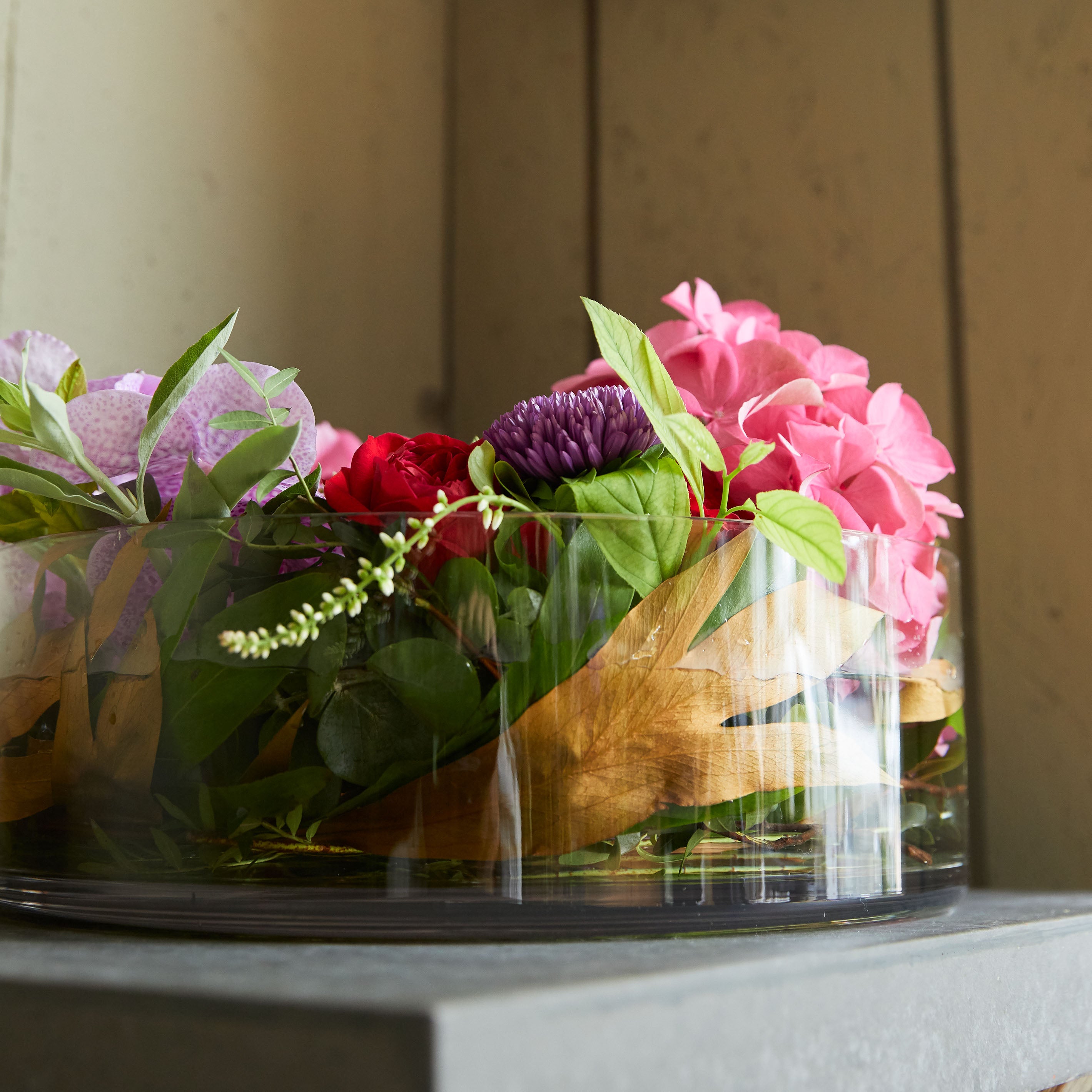 定番のシリンダーの花瓶【PC straight-R φ35 - ピーシー ストレート アール】割れにくいポリカーボネート製