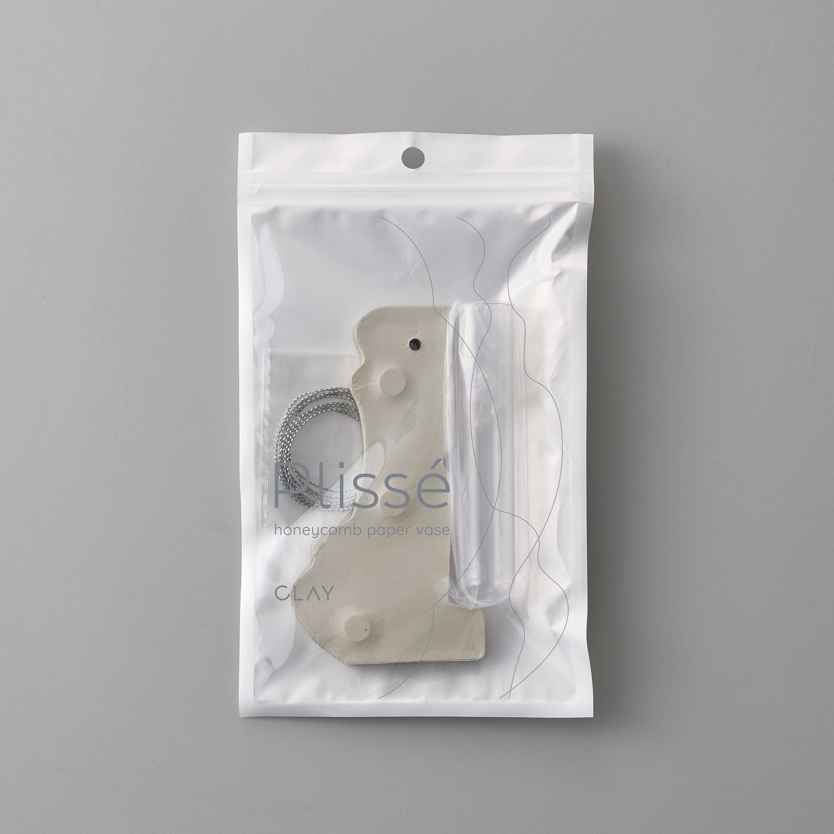 3WAYの飾り方が楽しめる100%再生紙の折りたたみ式の一輪挿し【 Plissé - プリッセ 】