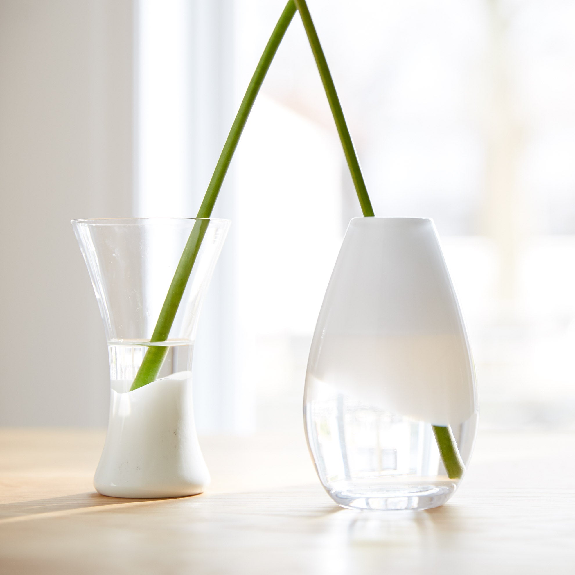 2つのかたちを組み合わせて使える2トーンカラーの一輪挿し【Relation ripple - リレーション リップル】