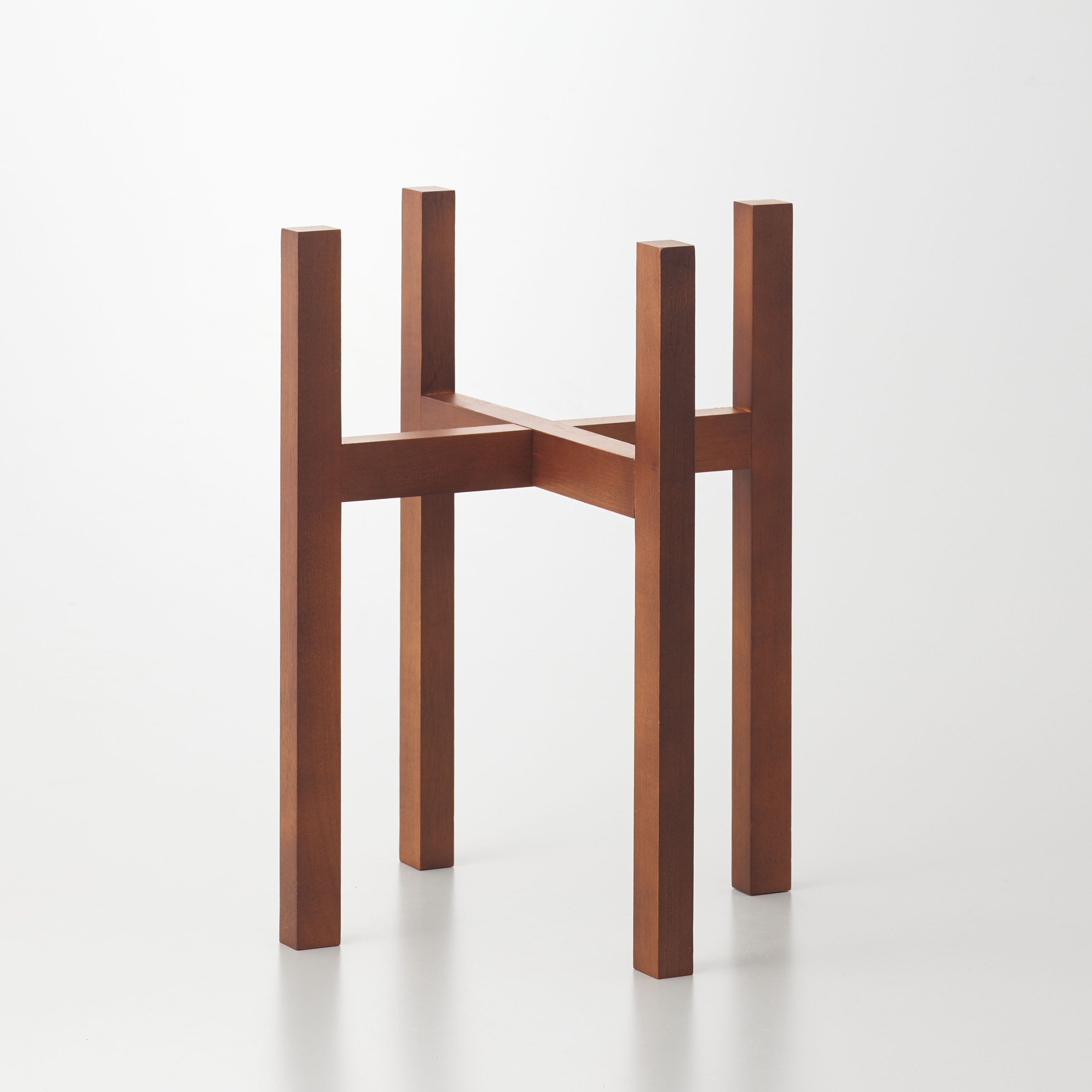 鉢植えの植物をより魅力的に見せる木製スタンド【Wood Stand Combi - ウッド スタンド コンビ】