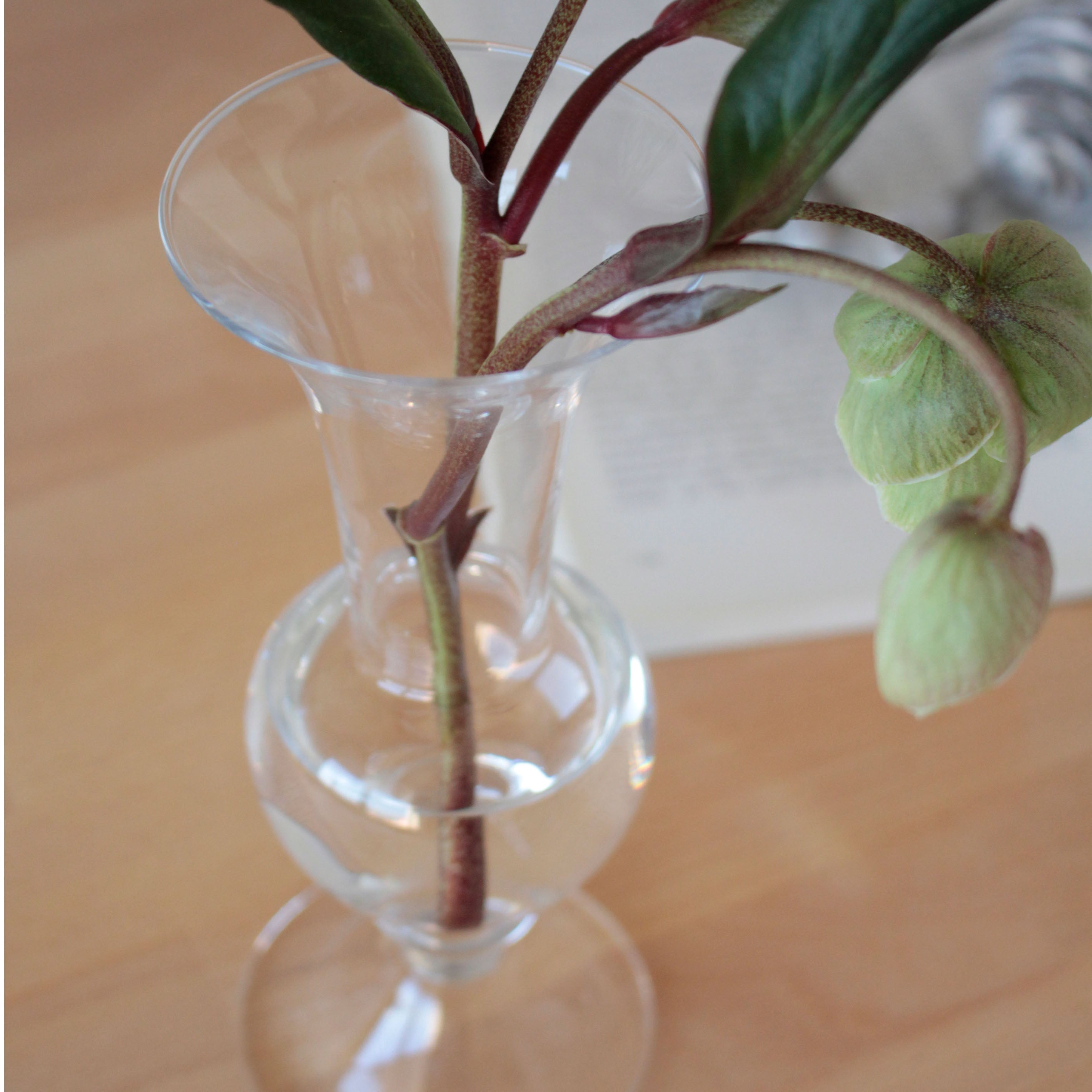 花を飾るのが特別なひとときに。クラシックなガラスの花瓶【 adrett - アドレット 】