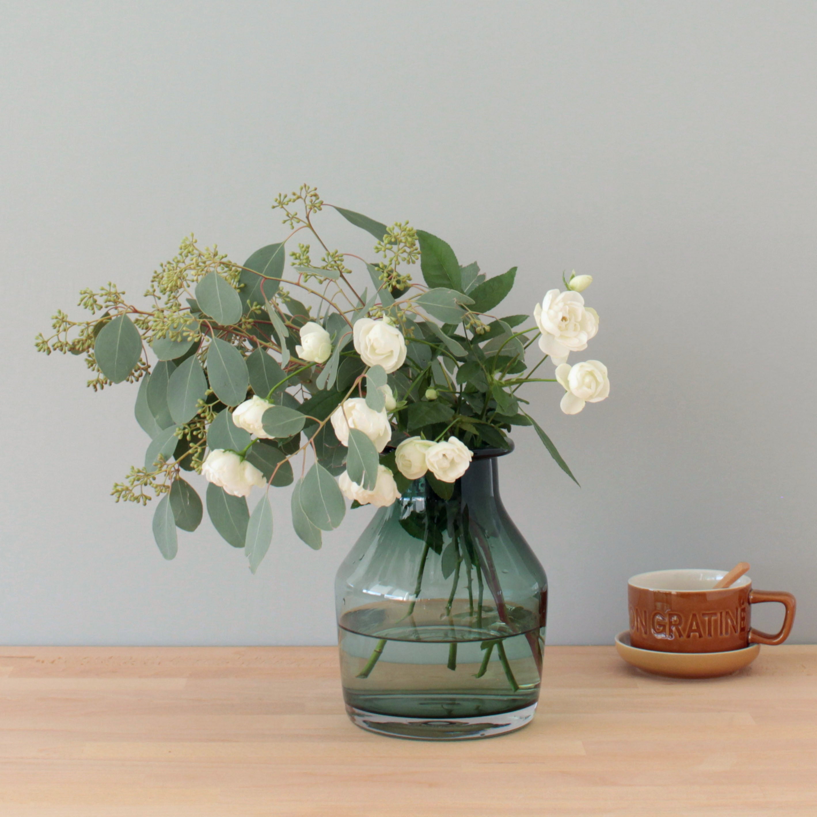 ディスプレイに最適!存在感のある大きなガラス花瓶【 butelka - ブテリカ 】