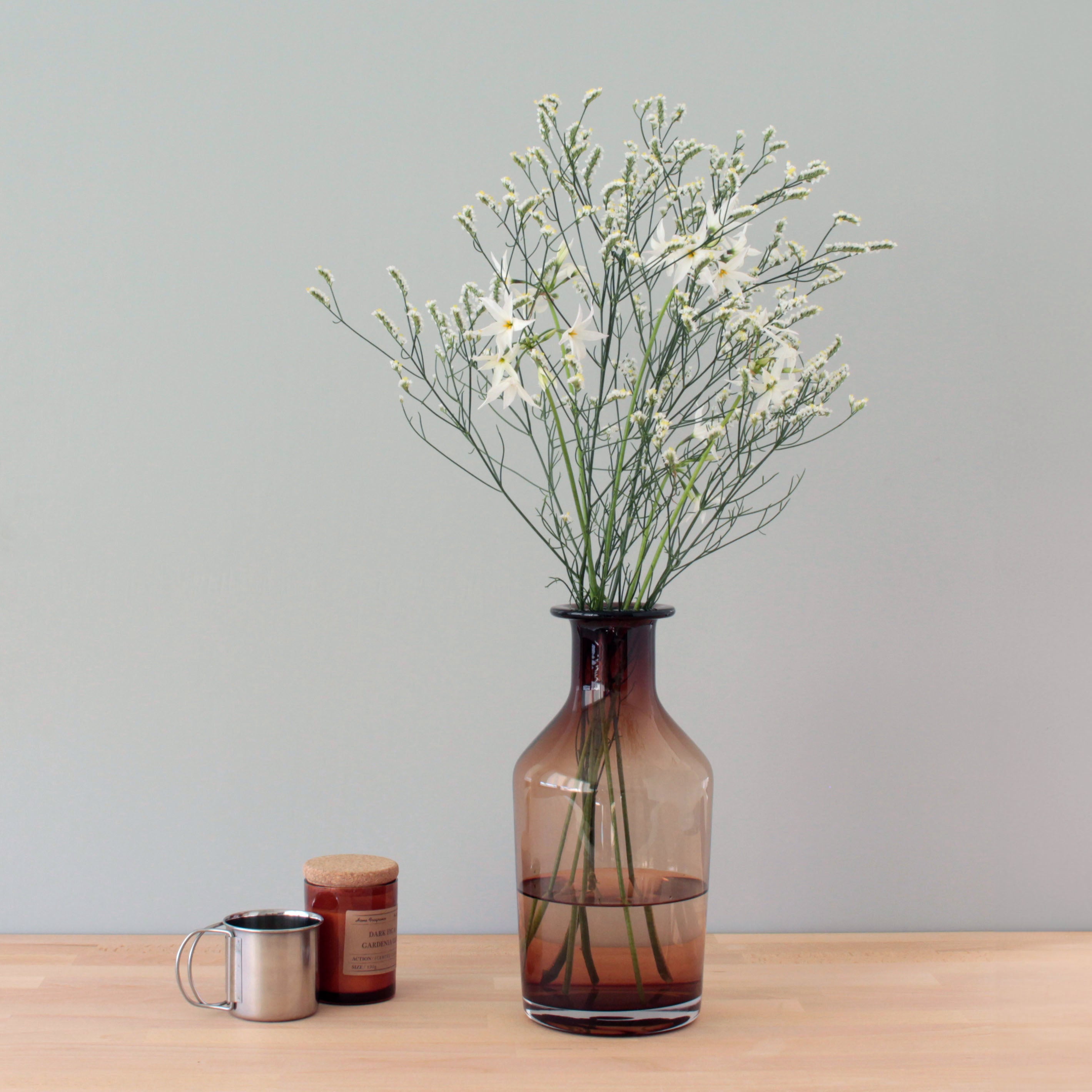 ディスプレイに最適!存在感のある大きなガラス花瓶【 butelka - ブテリカ 】