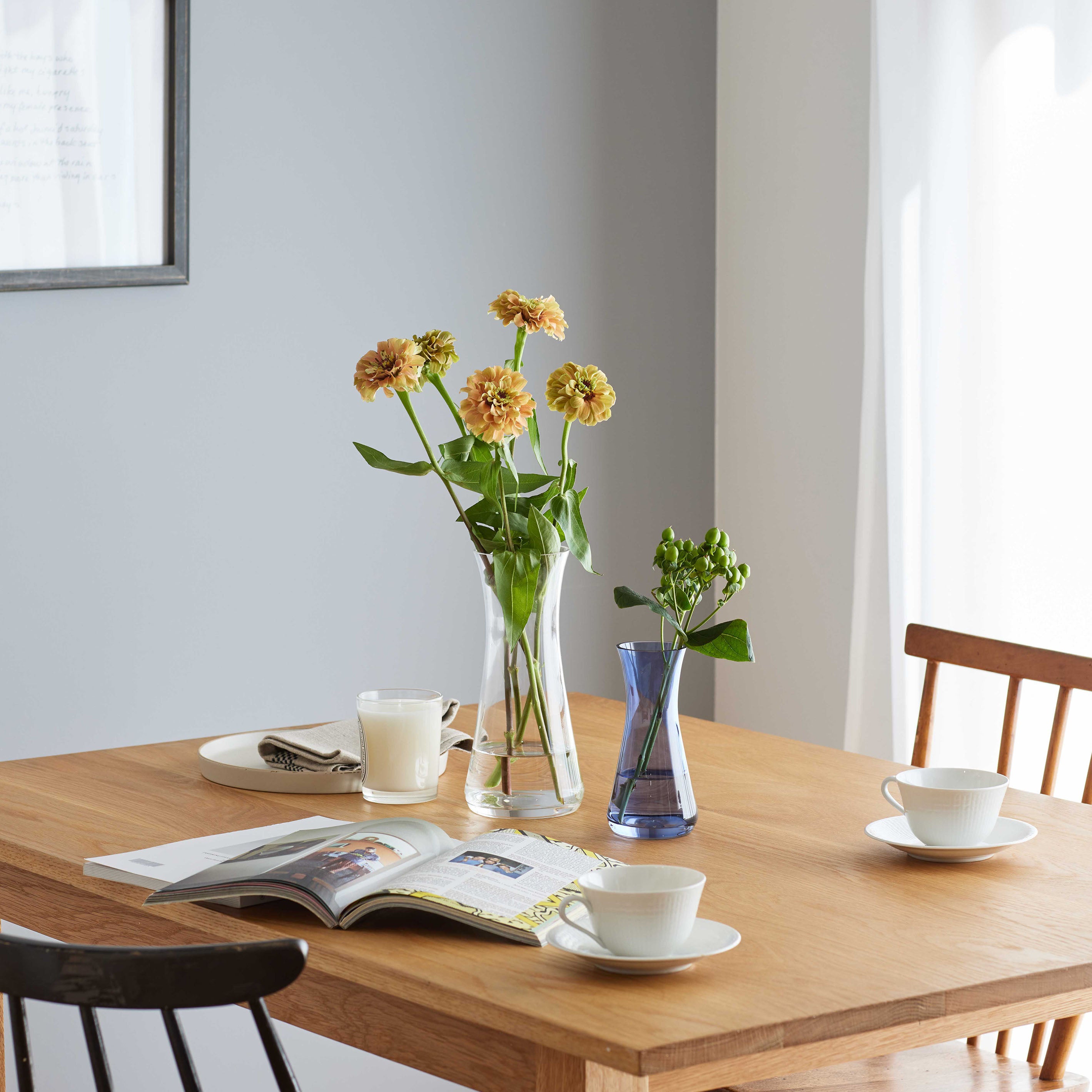 初心者にもおすすめ!ベーシックなガラスの花瓶【fiore - フィオーレ】