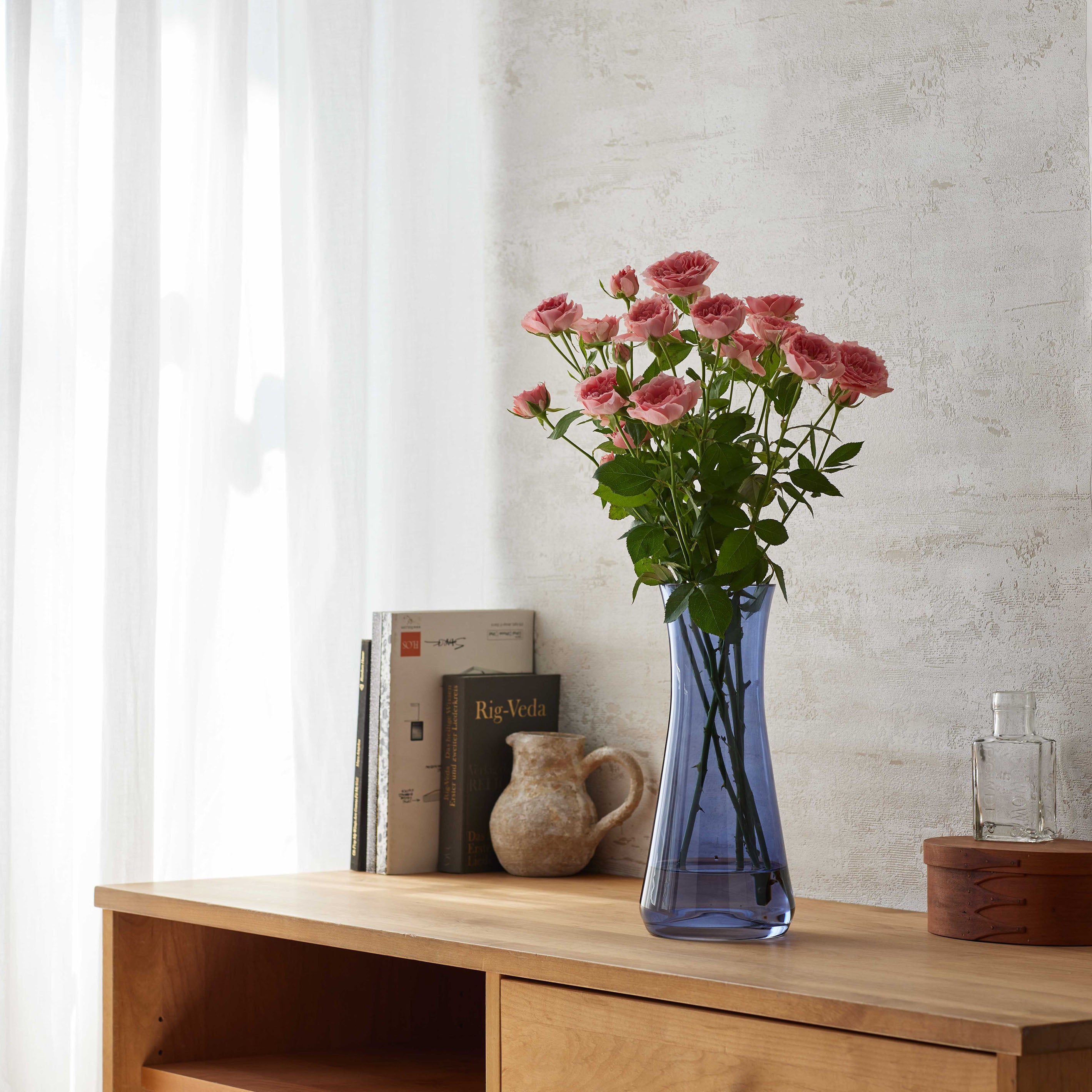 初心者にもおすすめ!ベーシックなガラスの花瓶【fiore - フィオーレ】