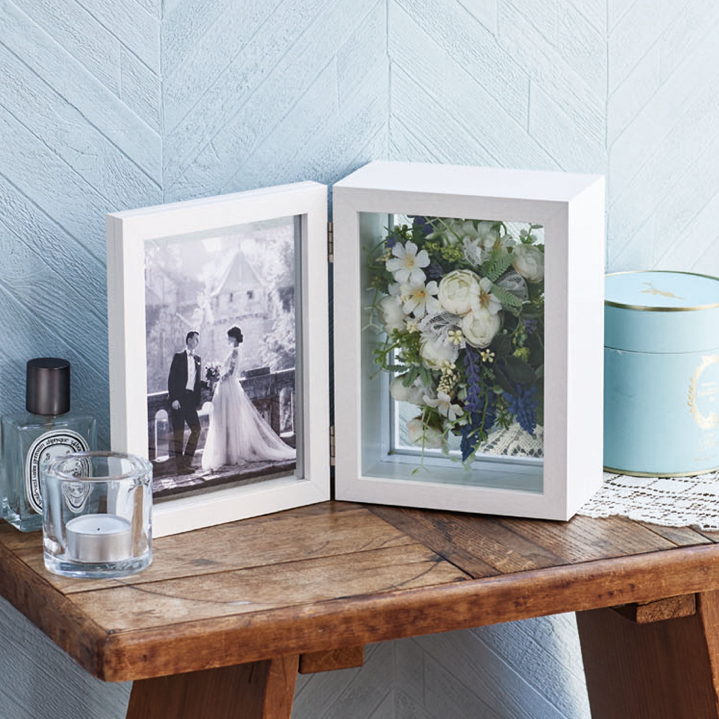 ギフトに最適!フォトフレーム付きのエルビエボックス【herbier Photo box - エルビエ フォト ボックス】