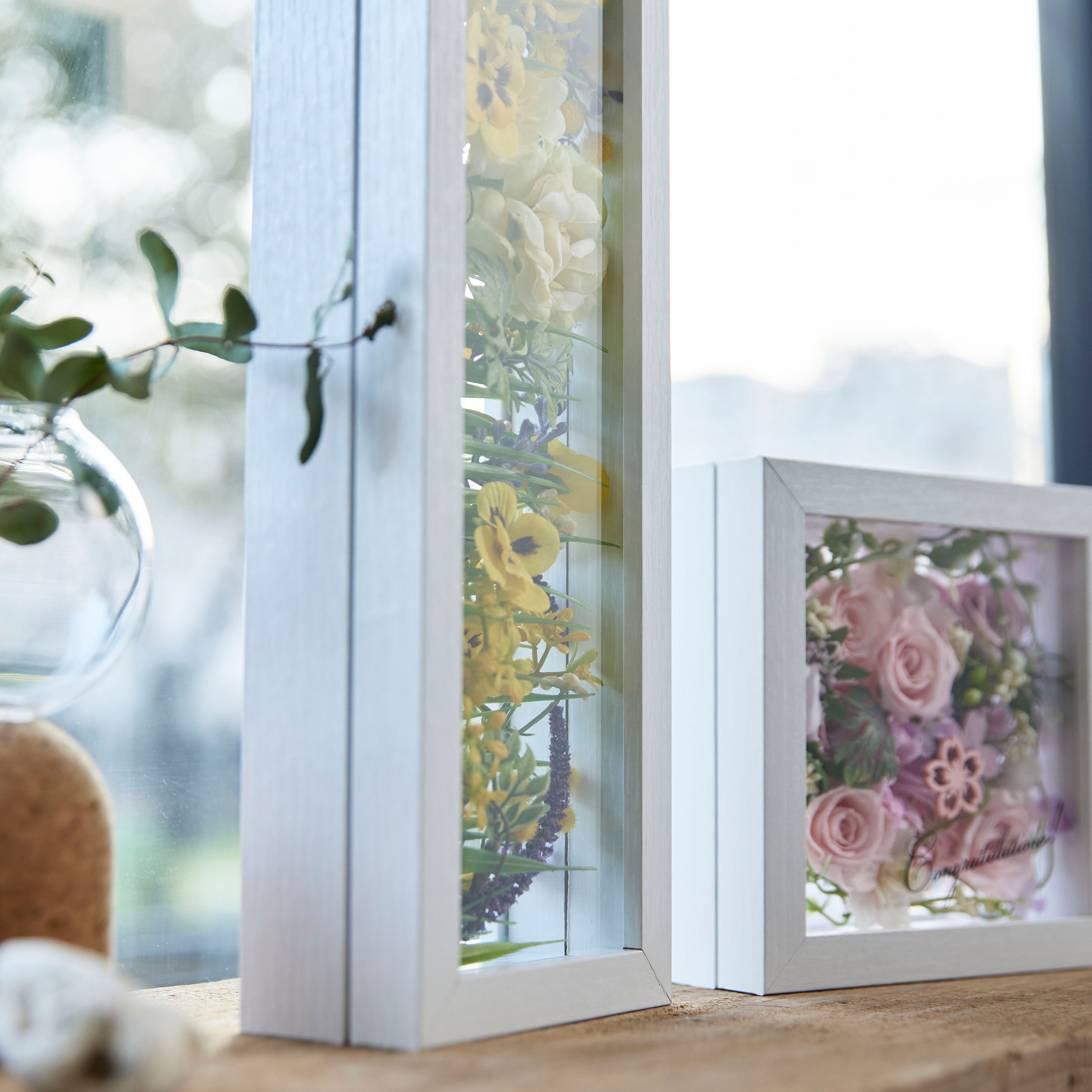 インテリアに最適!標本フレームみたいな【herbier (厚み5cm・WHITE) - エルビエ】