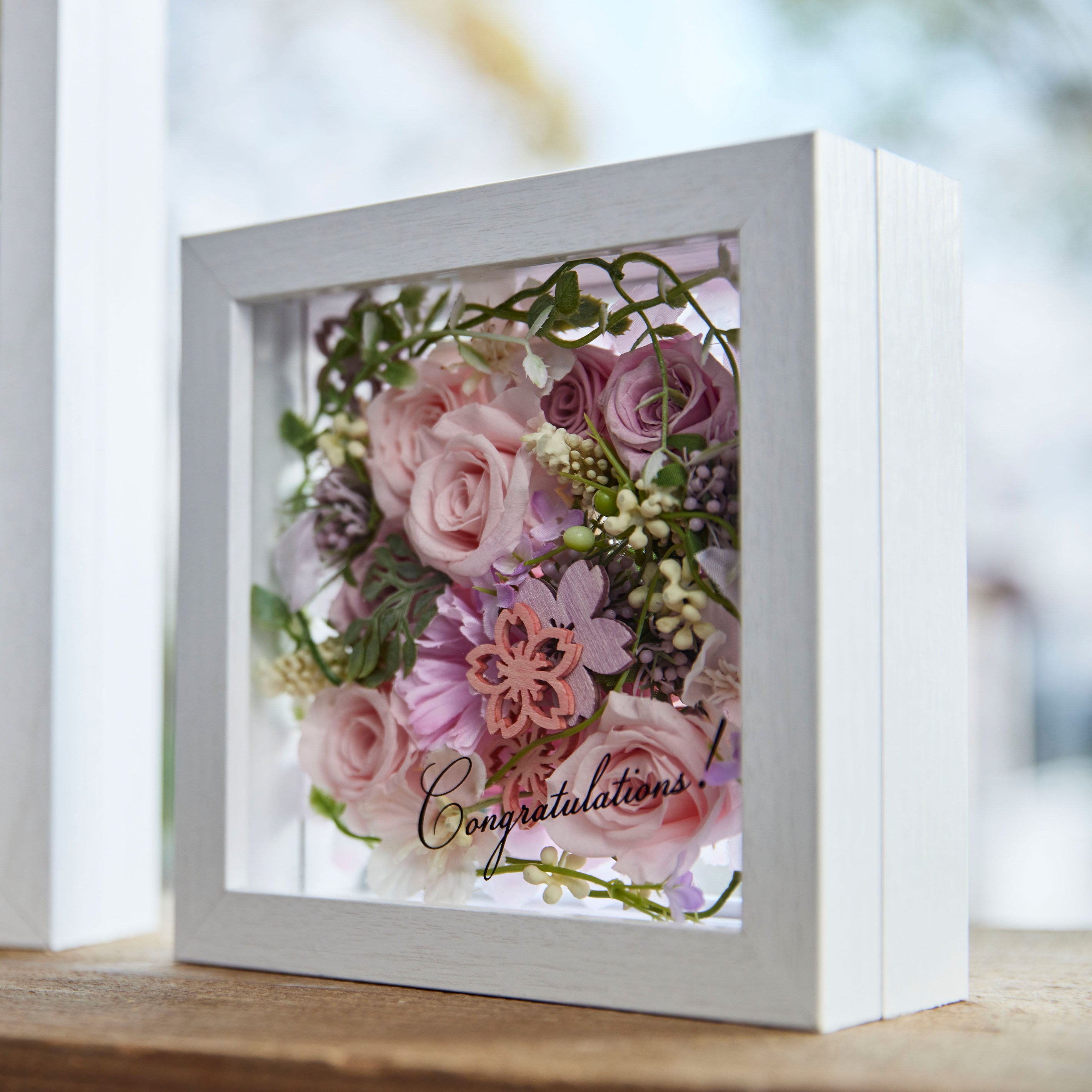 インテリアに最適!標本フレームみたいな【herbier (厚み5cm・WHITE) - エルビエ】