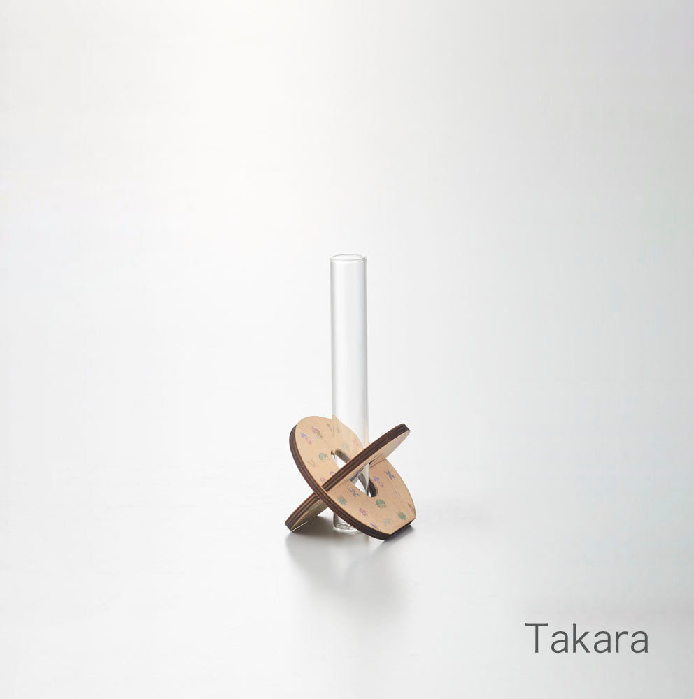 花と一緒に郵送できる一輪挿し【一輪箋 - いちりんせん】