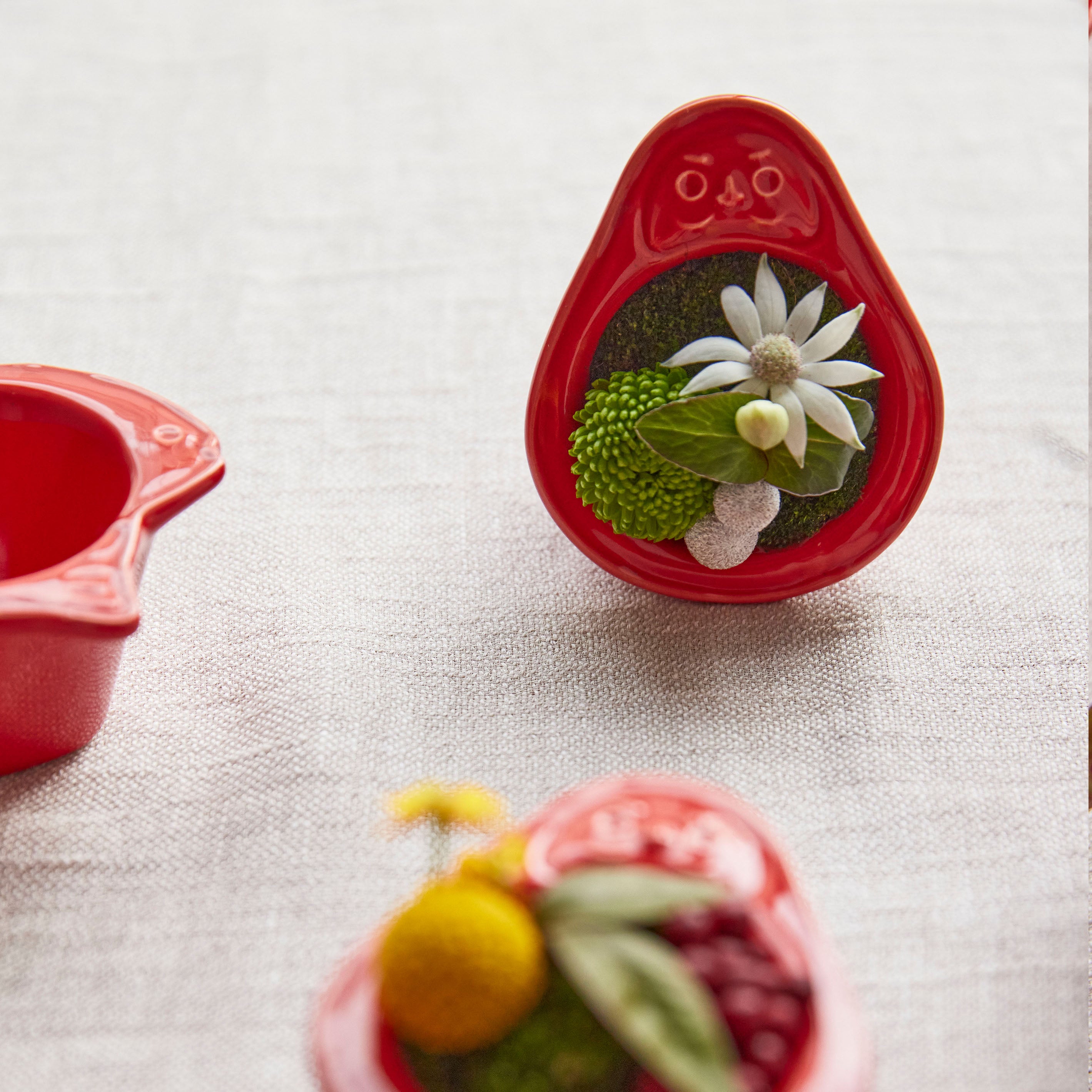 めでたくて縁起のいい、可愛い和の器(だるま・鯛)【medetakko - メデタッコ】