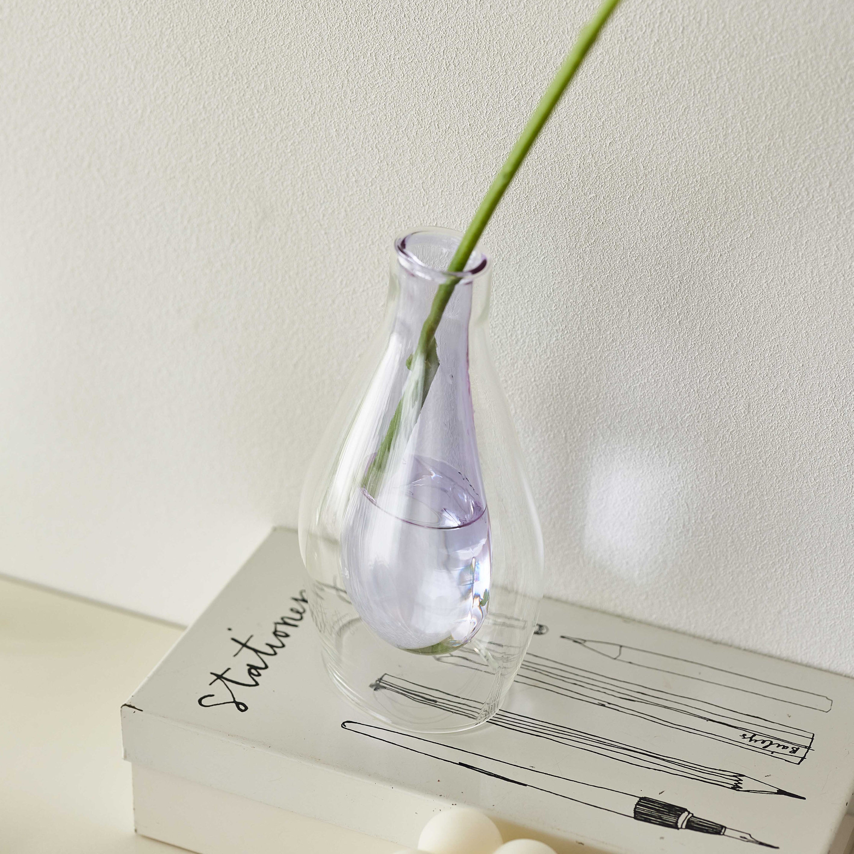 初心者にもおすすめ!ダブルガラスが おしゃれで可愛い一輪挿し【pisara - ピサラ】