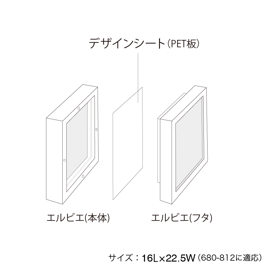 部品：エルビエの透明シート取り替え用【Design sheet for herbier arch - デザイン シート フォー エルビエ アーチ】