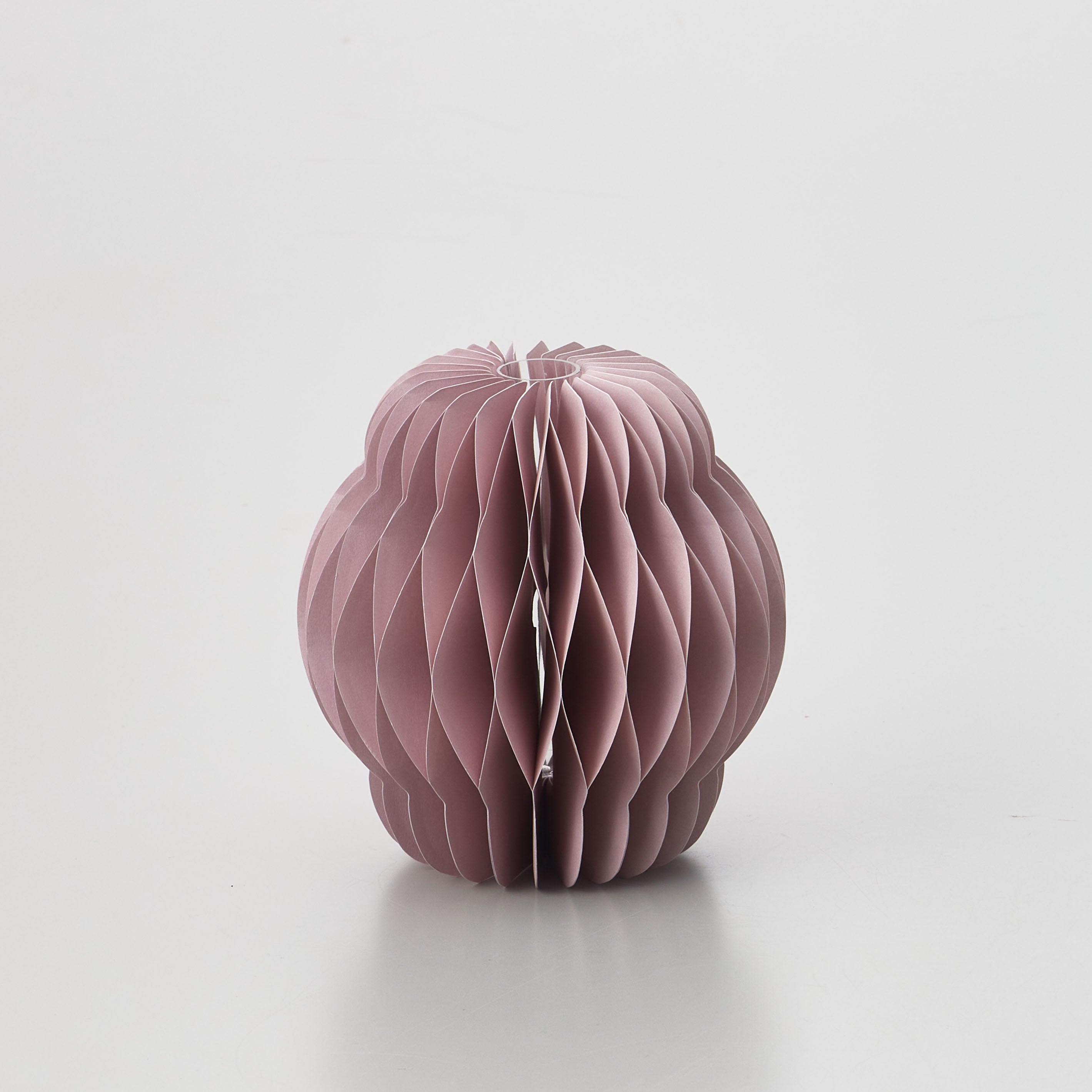 3WAYの飾り方が楽しめる100％再生紙の折りたたみ式の一輪挿し【 Plissé - プリッセ 】